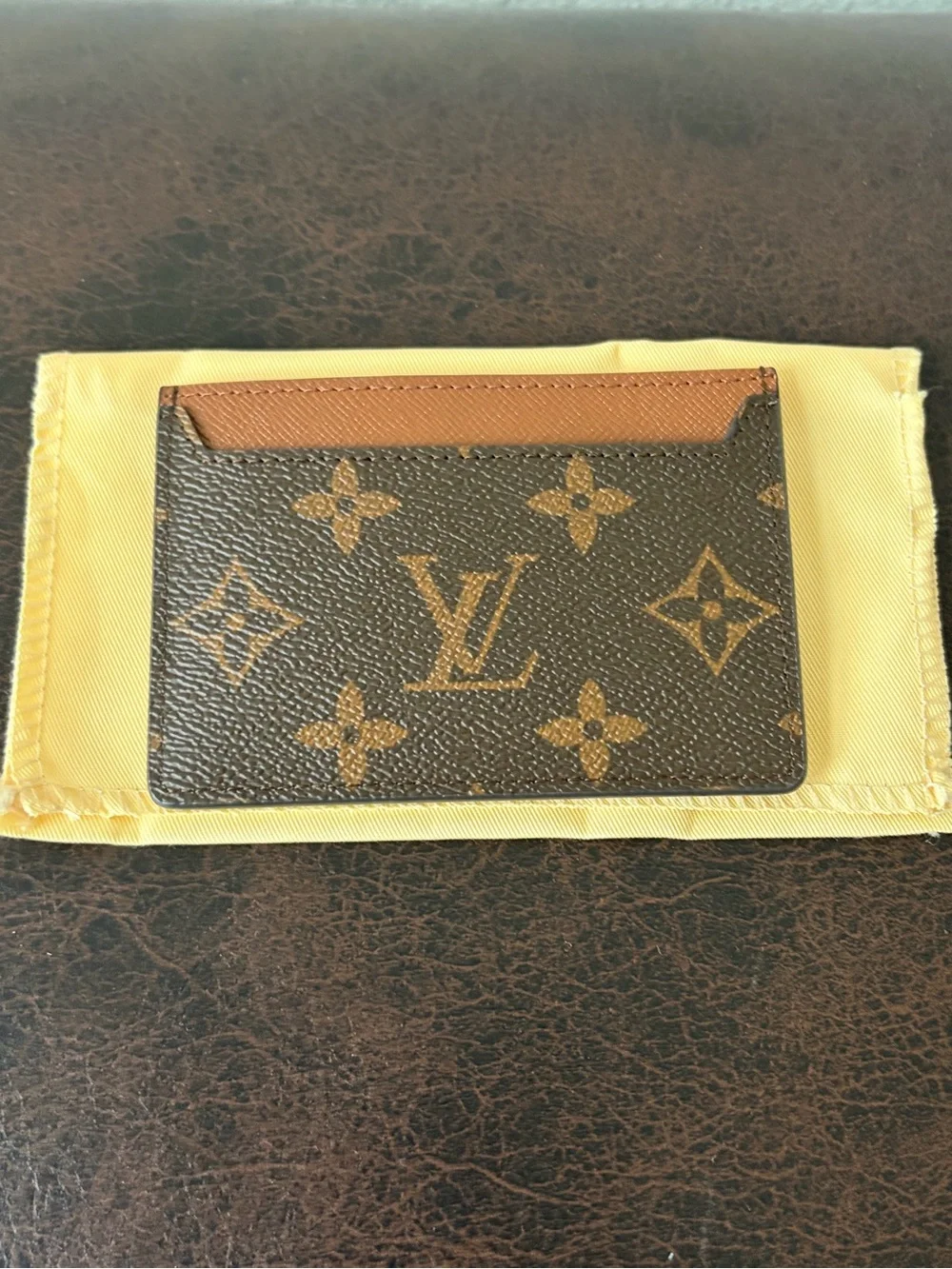 Monogram Canvas Card Holder New
